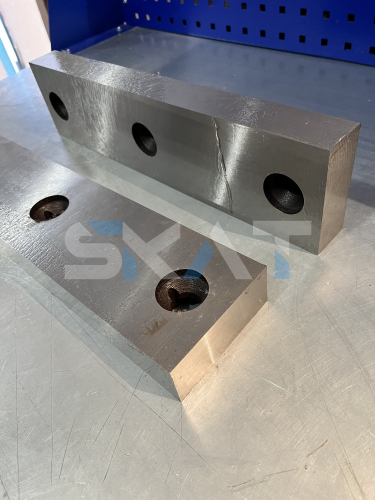 Нож для пресс-ножниц Q43YDII-45/50 (410*100*40, сталь T10, твердость 51-53HRC)