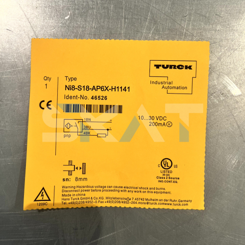Концевой выключатель Ni8-S18-AP6X-H1141