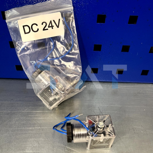 Штекер гидравлического электромагнитного клапана DC24V